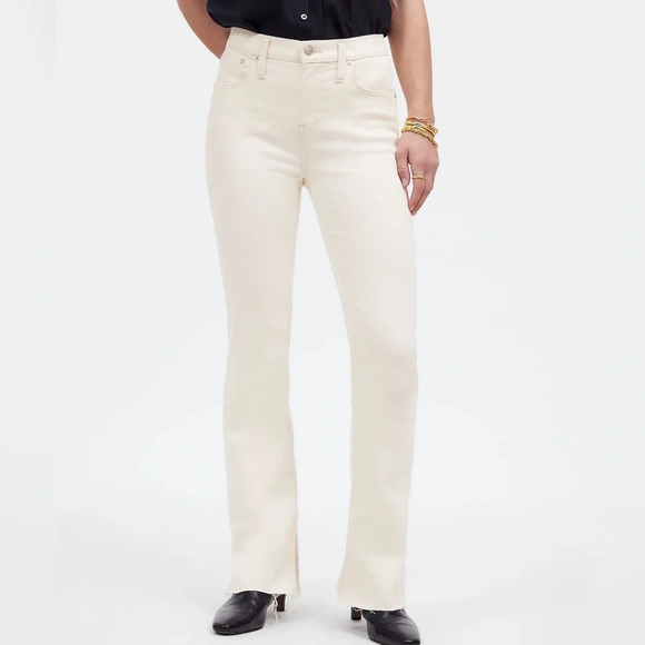 Madewell Vintage Canvas Petite Kick Out Full-Length Jeans Size 24P - Picture 2 of 6